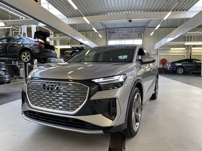 Audi Q6 e-tron entre Namur et Charleroi