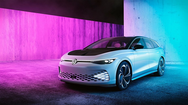 Aero B, break électrique Volkswagen entre Namur et Charleroi