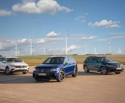 Trois Volkswagen Tiguan