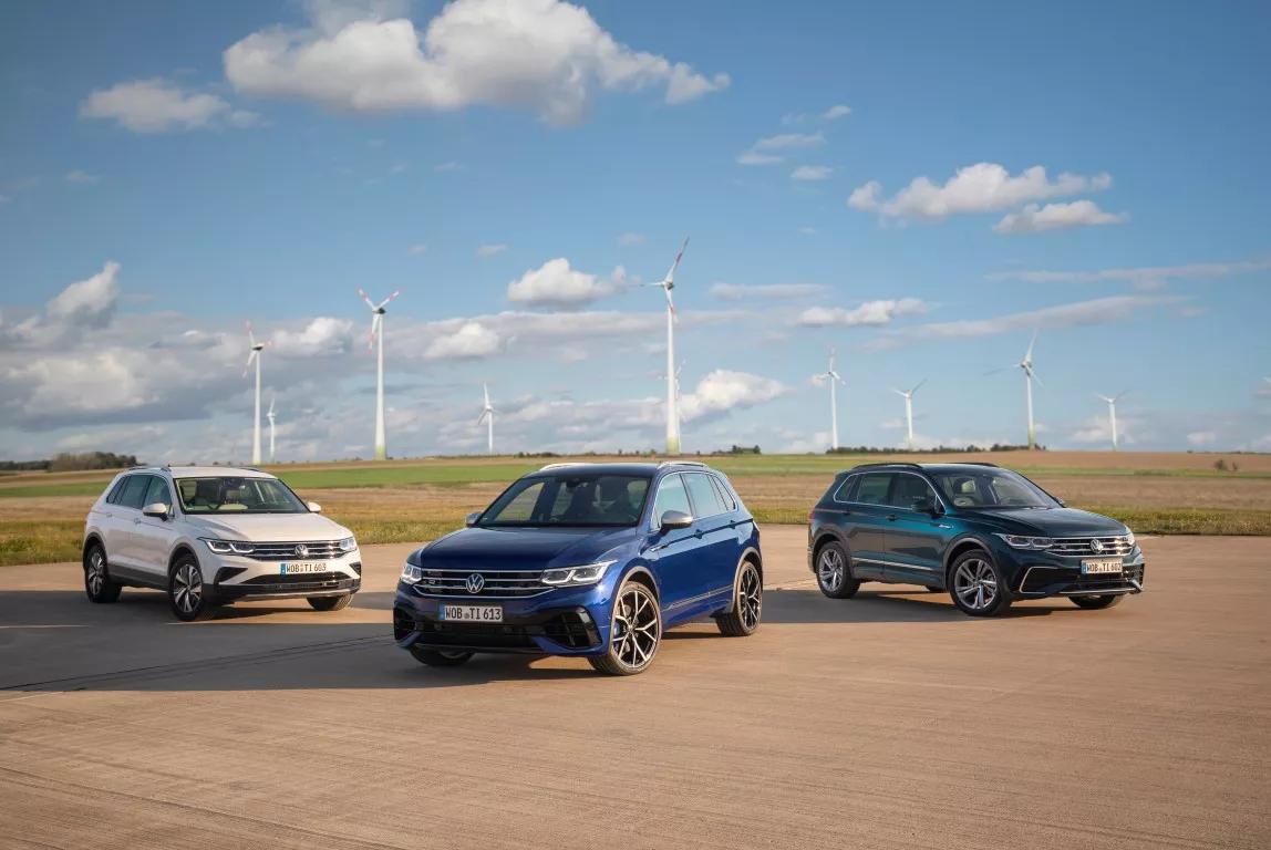 Trois Volkswagen Tiguan