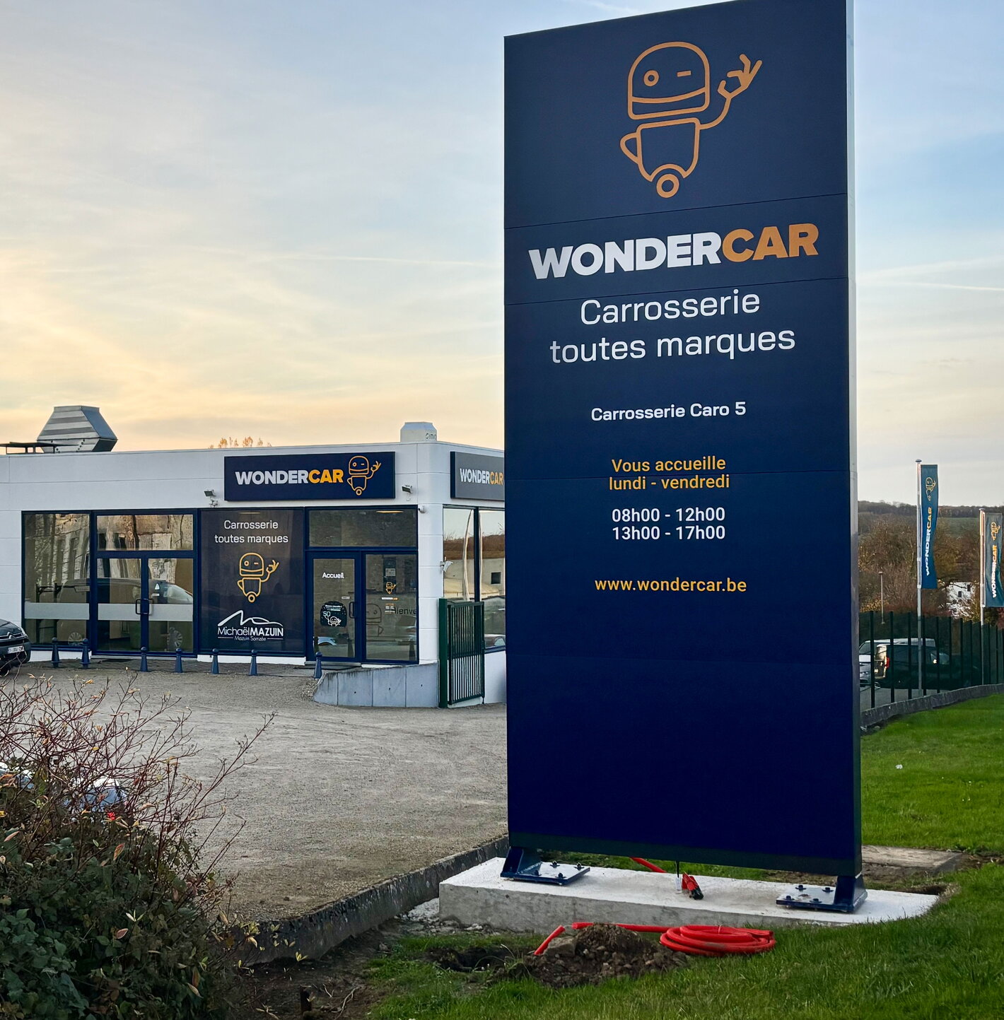 Carrosserie Michaël Mazuin - Wondercar - Horaires